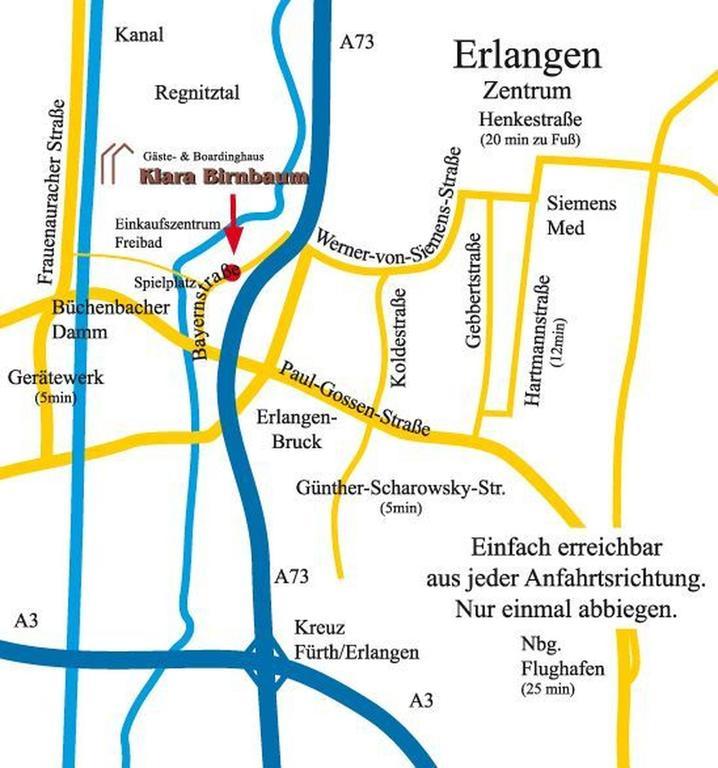 Hotel Klara Birnbaum Erlangen Dış mekan fotoğraf